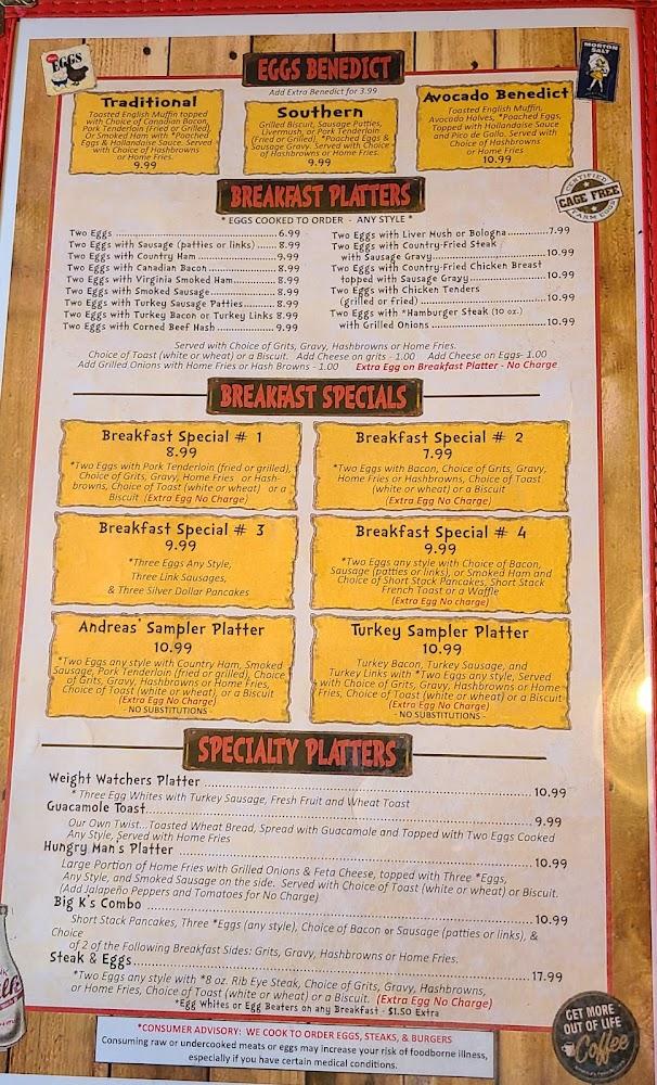 Breakfastime Jonesville Menu image 1