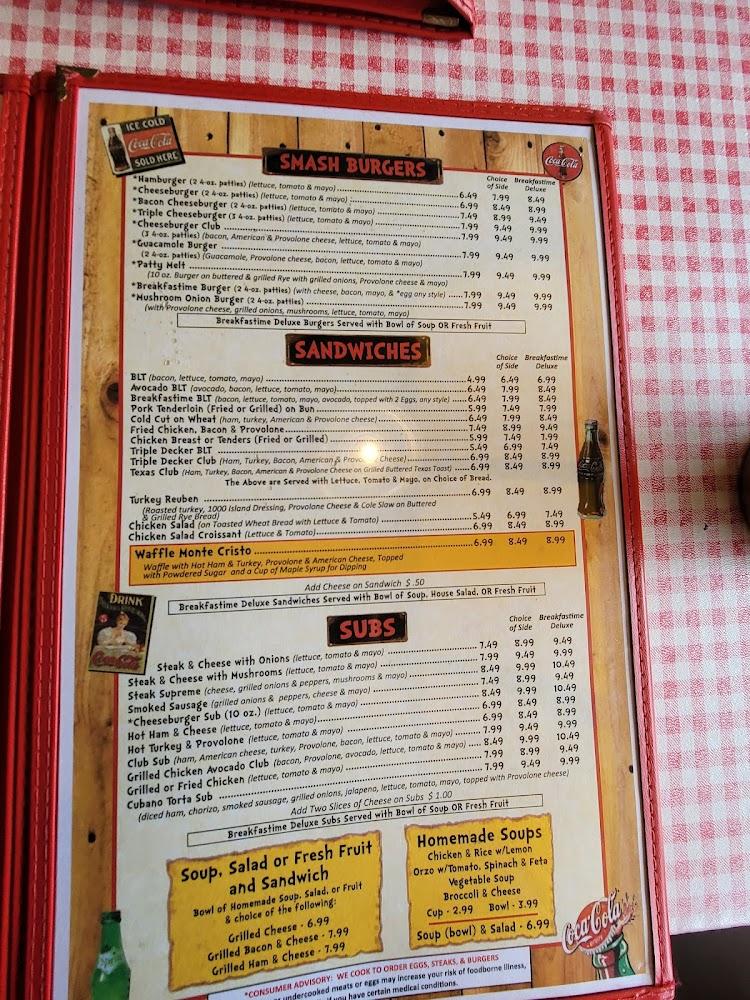 Breakfastime Jonesville Menu image 3