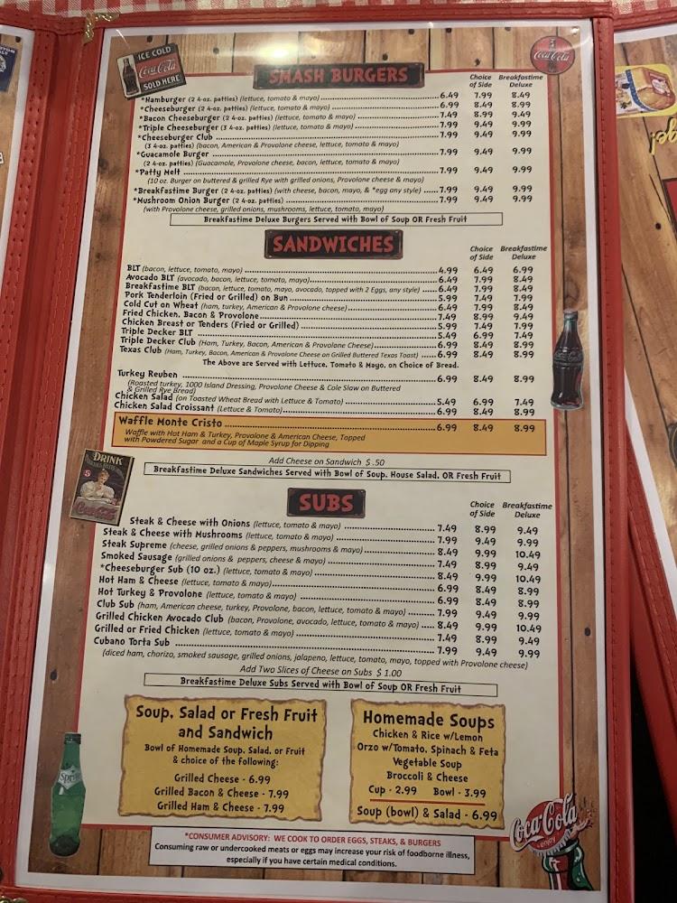 Breakfastime Jonesville Menu image 4